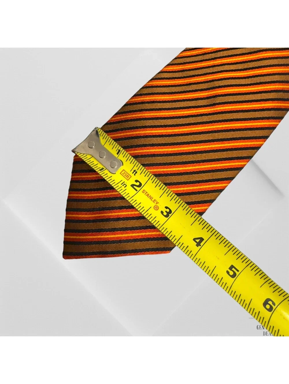 Christian Berg Stockholm Pure Silk Tie Striped Regimental Diagonal 59 x 3.5